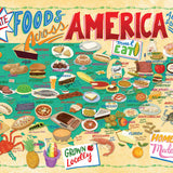 Favorite Foods Across America 500 Piece Jigsaw Puzzle