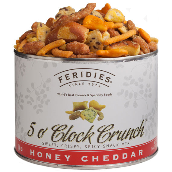 Feridies Five O'Clock Crunch Snack Mix - 14 oz tin