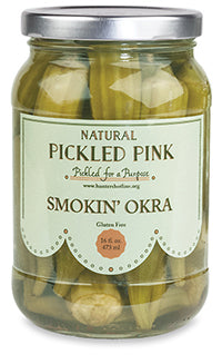 Pickled Pink Smokin' Okra