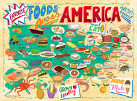Favorite Foods Across America 500 Piece Jigsaw Puzzle
