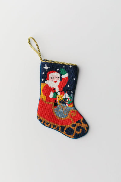 Bauble Stocking-Sleigh Ride Santa