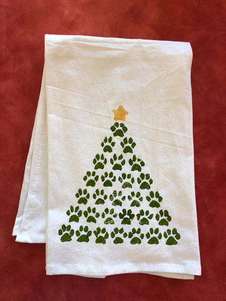 Paw Tree Tea Towel