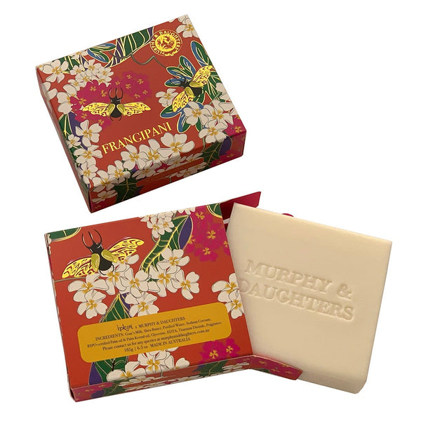 Murphy & Daughters Frangipani Boxed Soap
