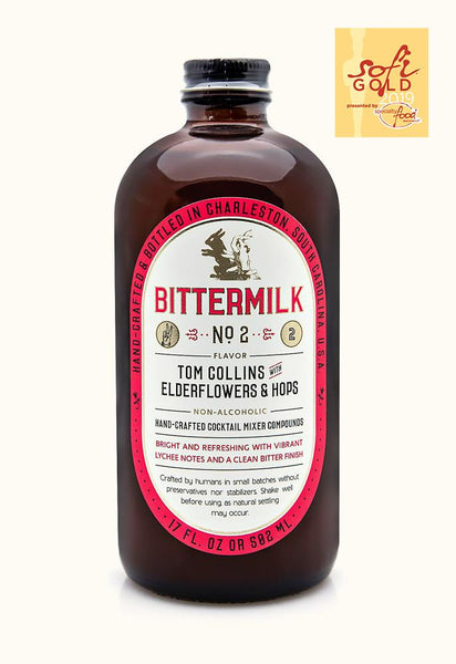 Bittermilk No. 2 - Tom Collins with Elderflowers & Hops Mixer Compound