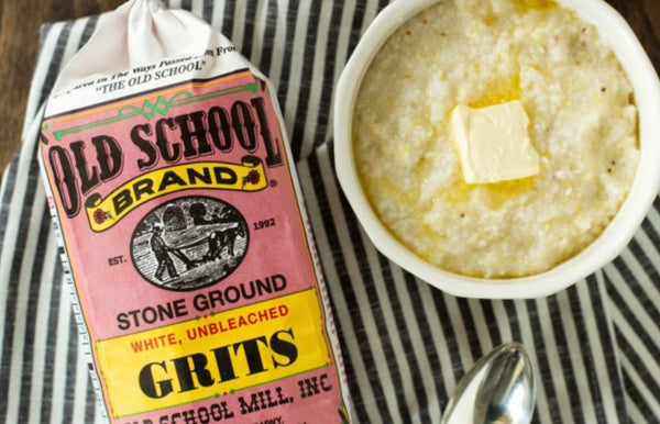 Old School Mill Stone-Ground White Grits