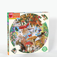 Mushrooms & Butterflies 500 Piece Jigsaw Puzzle