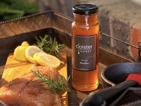 Cloister Bourbon Infused Honey - 12 oz.